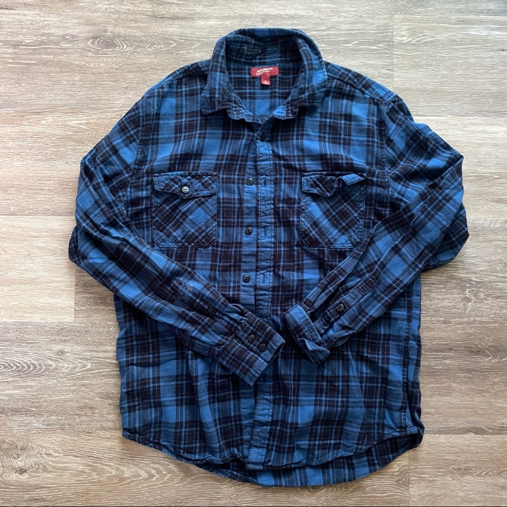 DONATING 12/31 - Blue Plaid Flannel